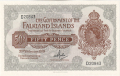 Falkland Islands 50 Pence, 20. 2.1974